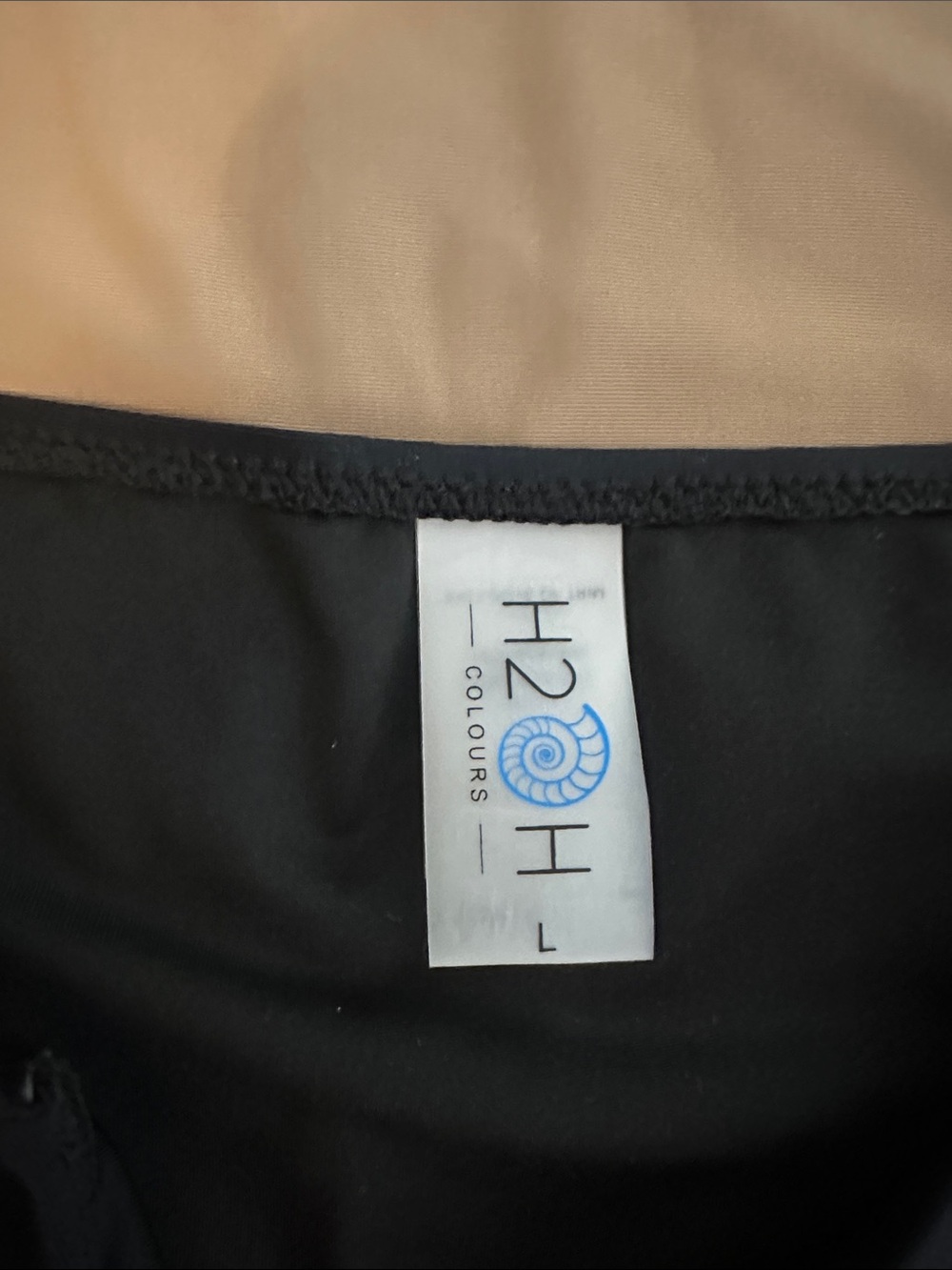 H2OH Colours Mykonos Macramé High Waist Bottom – Black – Size Large - Picture 5 of 6